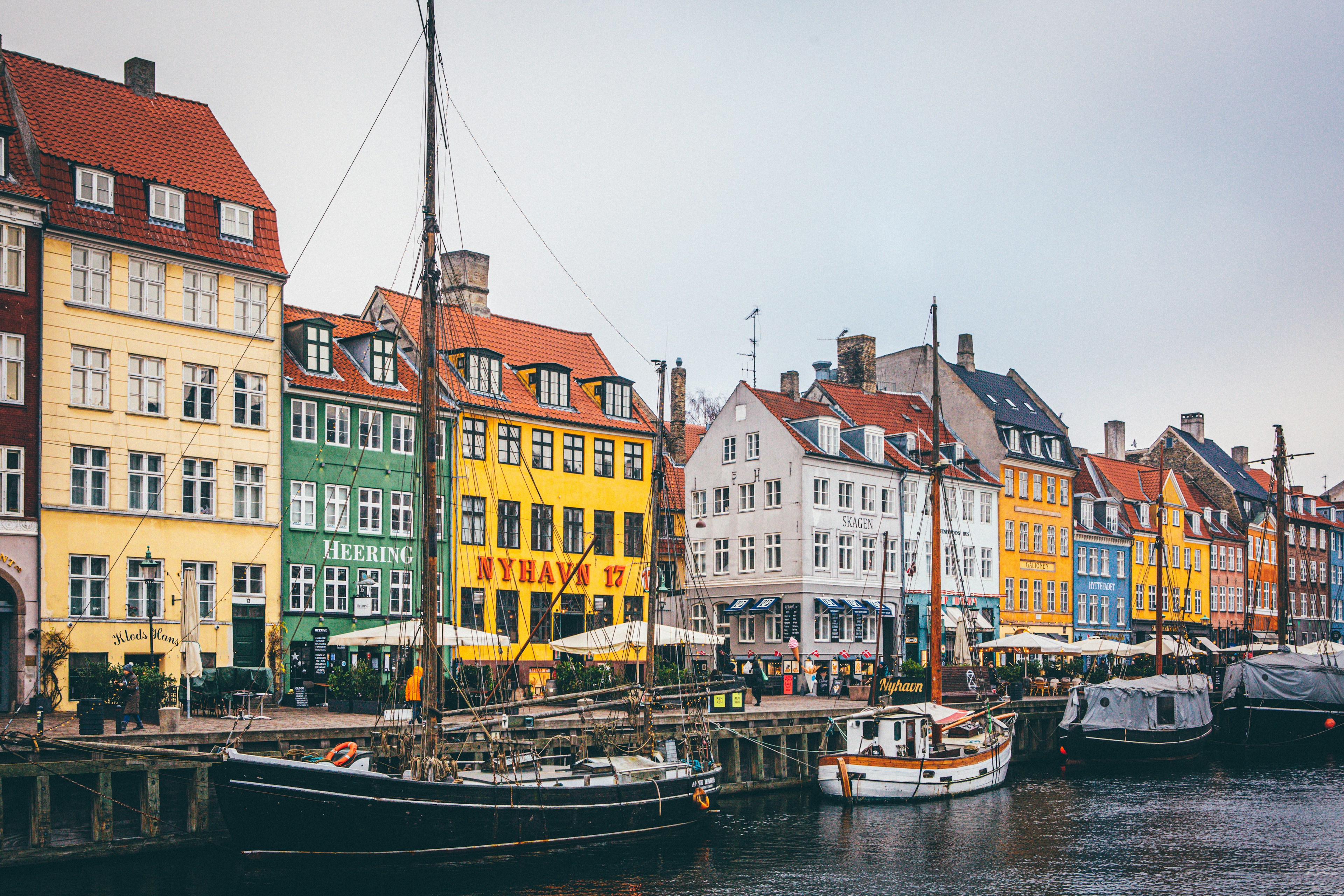 Kopenhag Nyhavn Danimarka