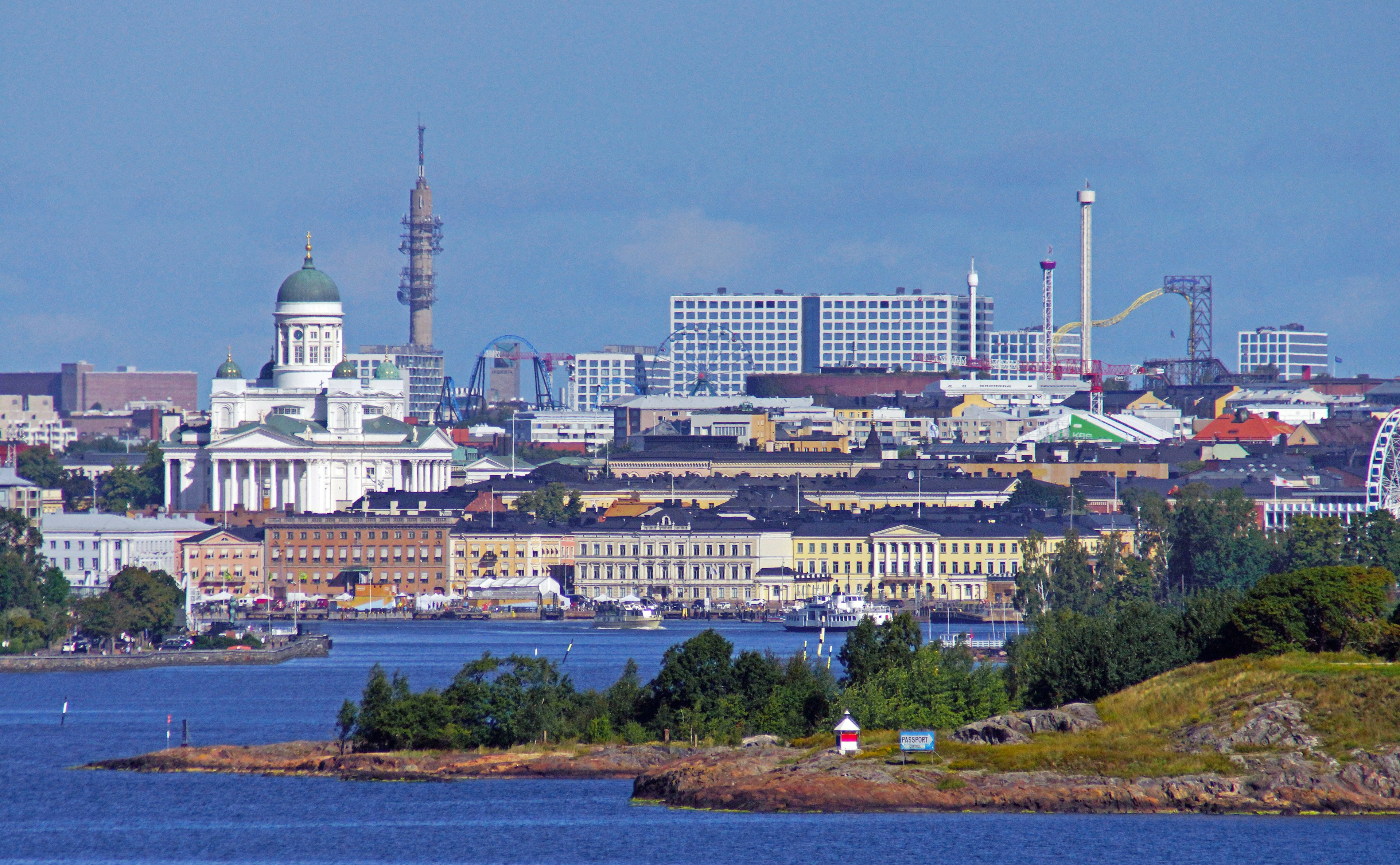 Helsinki Finlandiya şehir manzarası
