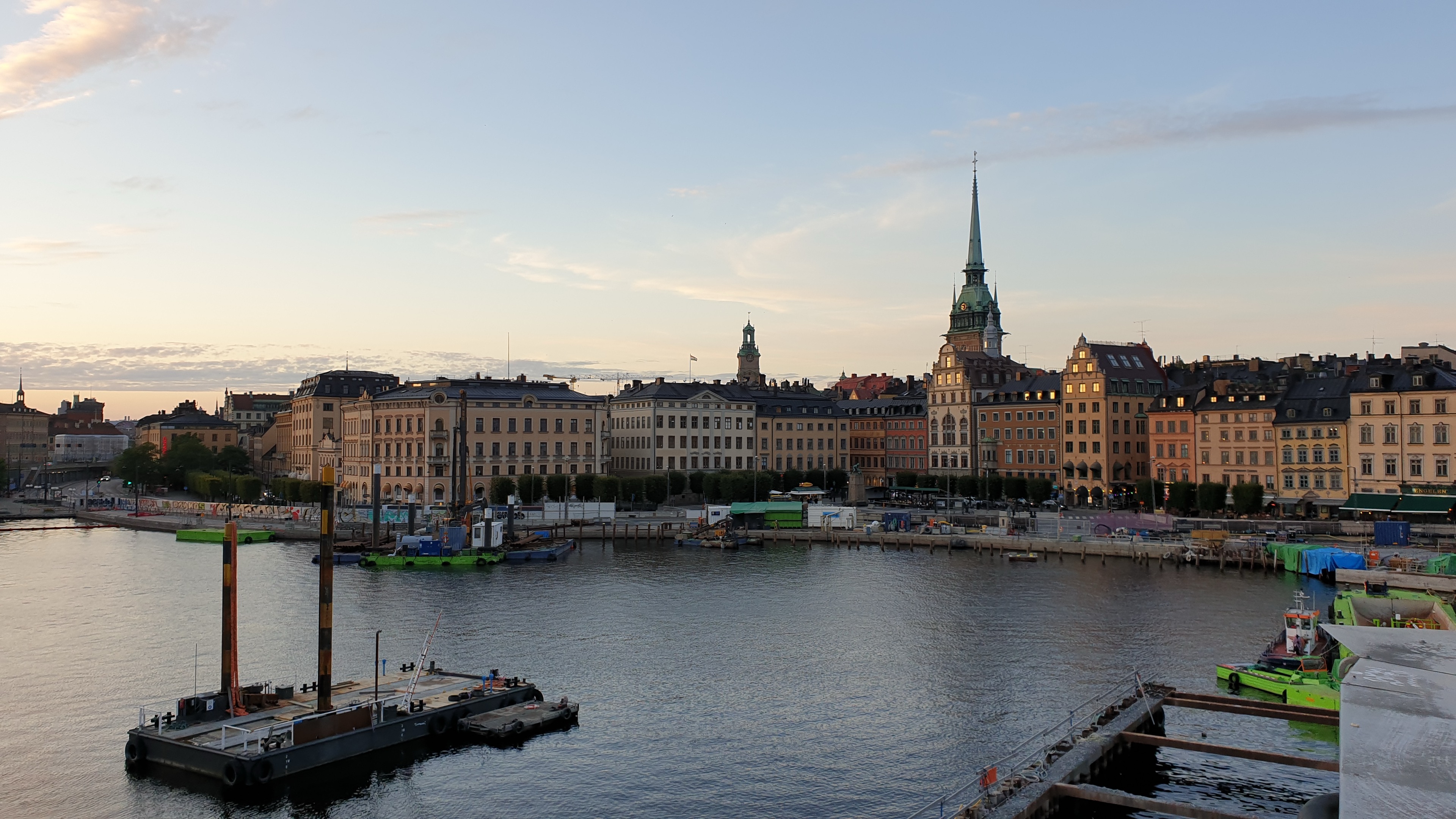 Stockholm İsveç şehir manzarası